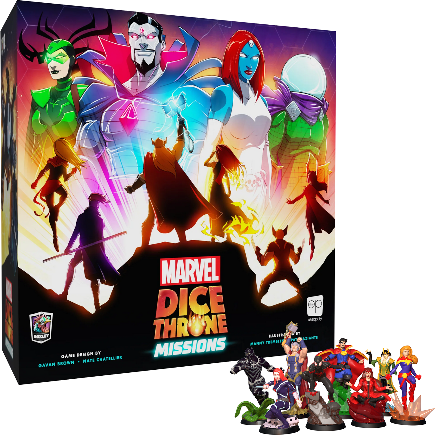 Marvel Dice Throne Missions Bundle - Includes 8 Marvel Sculpts