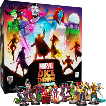 Marvel Dice Throne Missions Bundle - Includes 8 Marvel Sculpts and 8 X-Men Sculpts