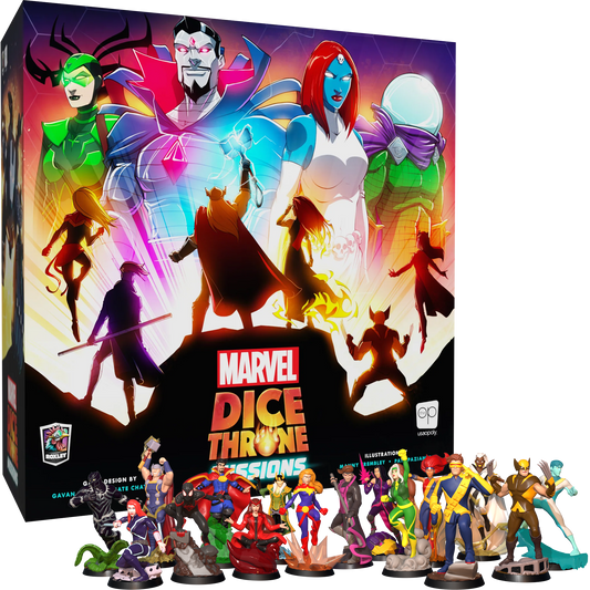 Marvel Dice Throne Missions Bundle - Includes 8 Marvel Sculpts and 8 X-Men Sculpts