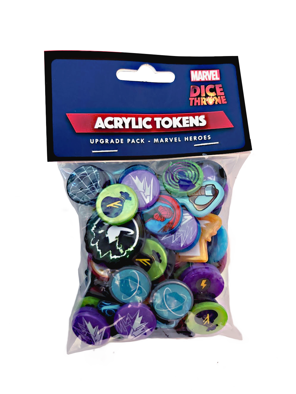 Acrylic Token Upgrades - Marvel Dice Throne Products