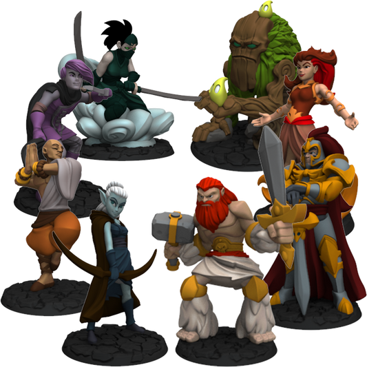 Season One Painted Sculpts