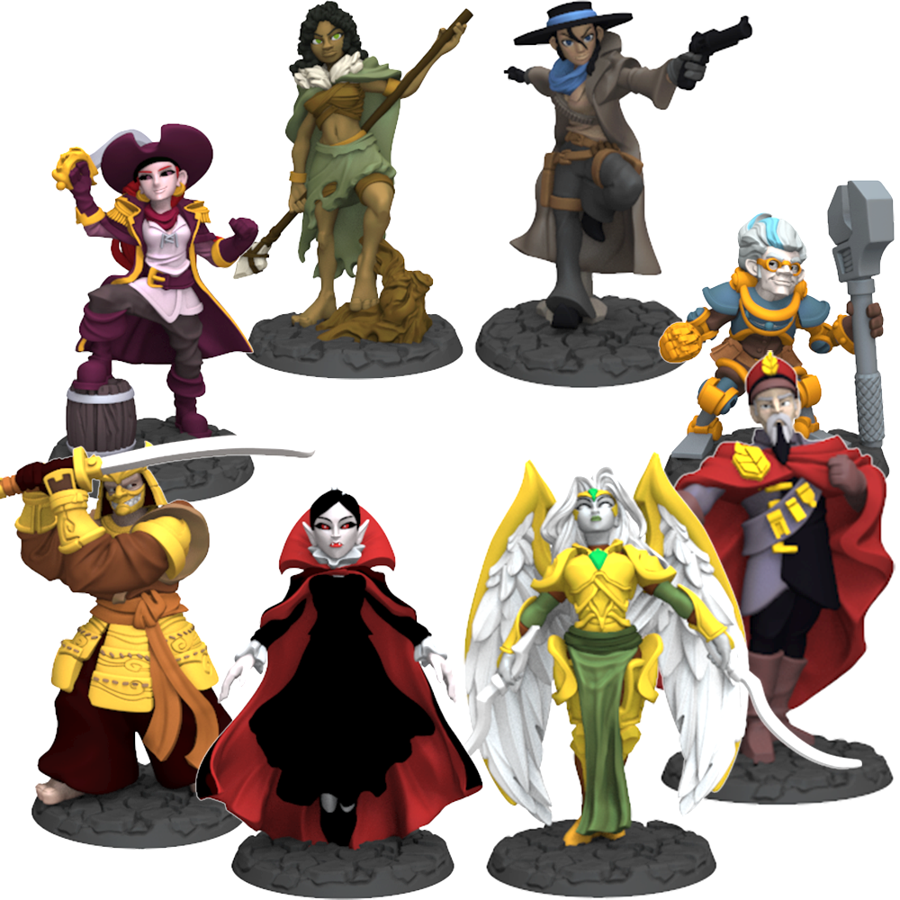 Season Two Painted Sculpts